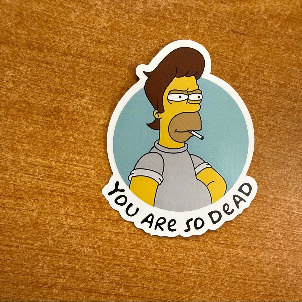 Funny Cartoon Sticker‎